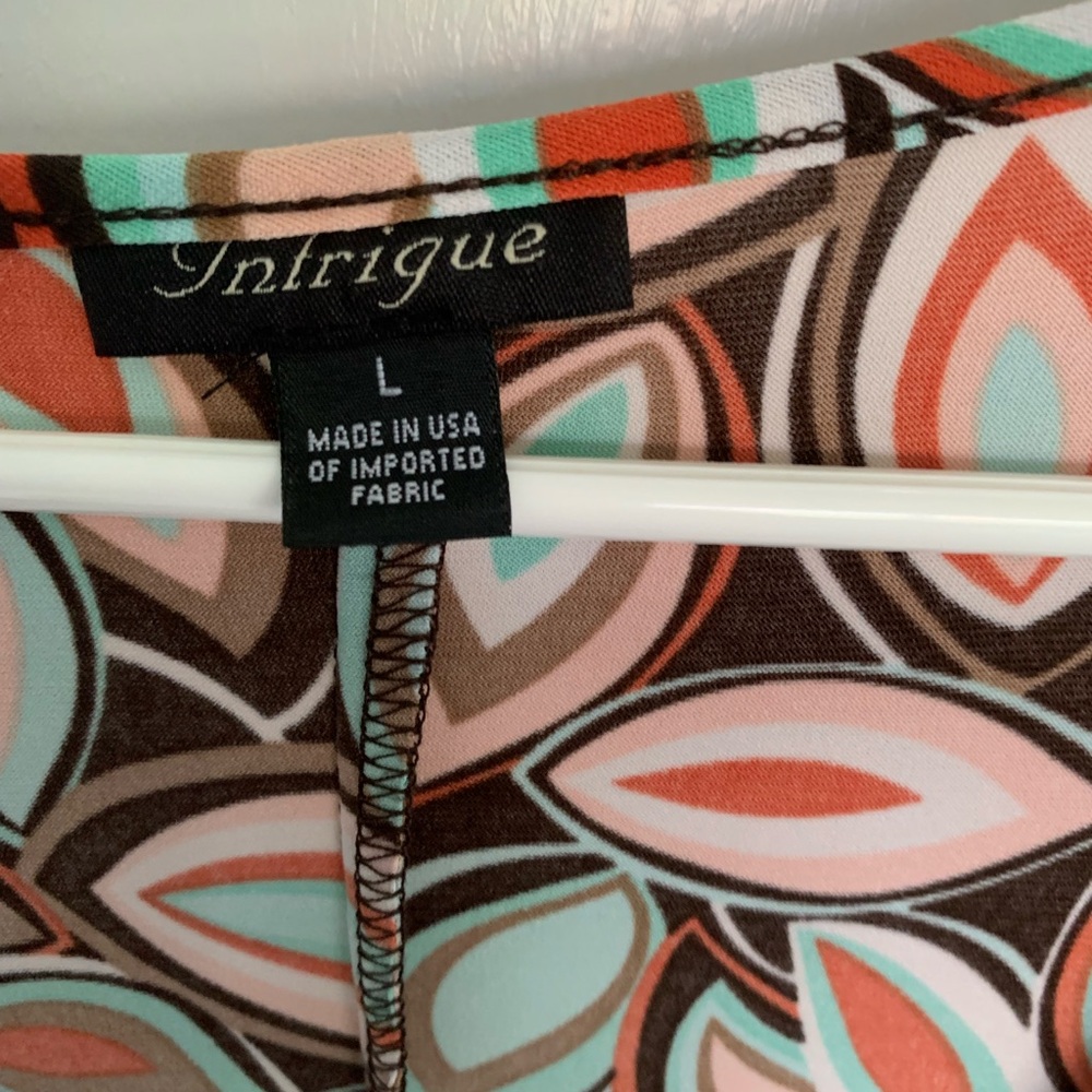 Fall Stylish Multicolor Patterned Dress - Picture 2 of 6